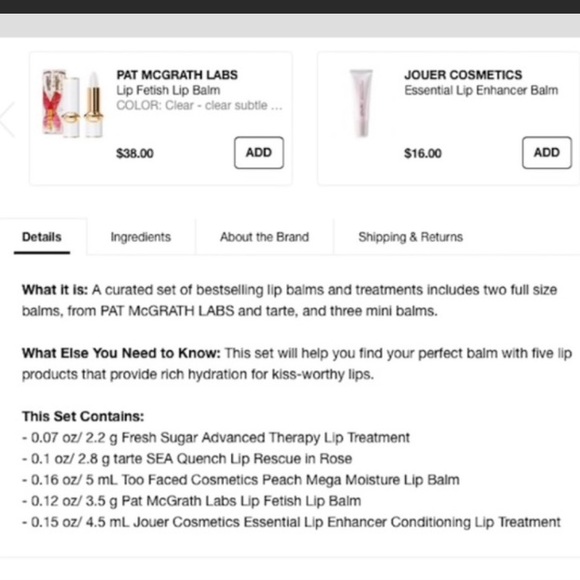 Brand New in Packaging SEPHORA Favorites Lip Kit - Picture 8 of 10